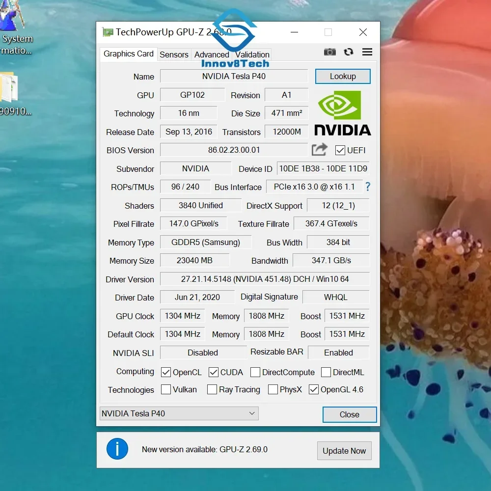 Turbofan for P40 24GB GPU Grap - Ai Deep Learning Workstation Gpu 24Gb recension och pris